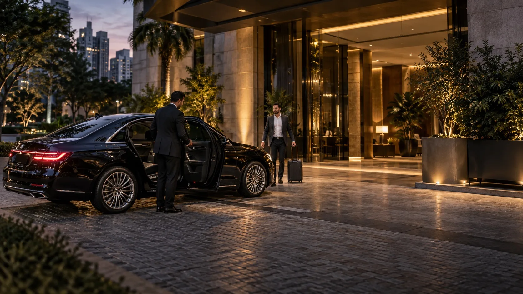 Hora de voltar ao hotel.
